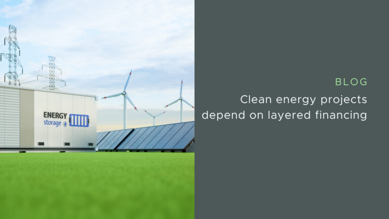 solar, wind, and battery storage facility