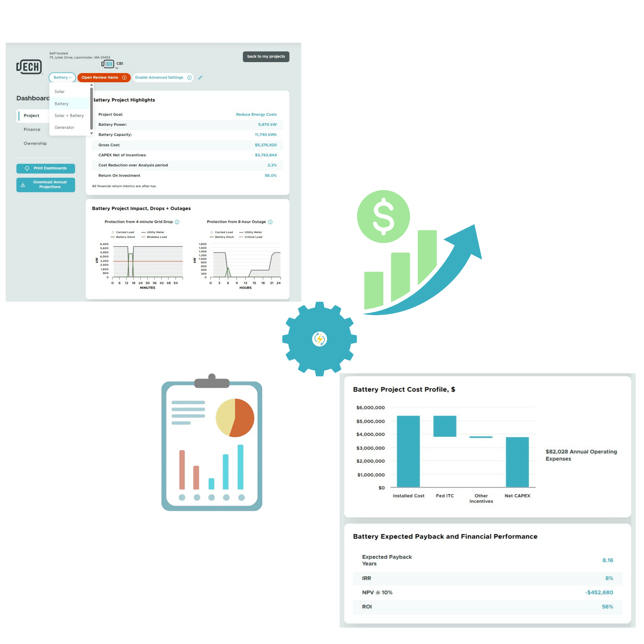 Who We Serve DECH App Collage Hero Image - Distributed Energy Clearinghouse