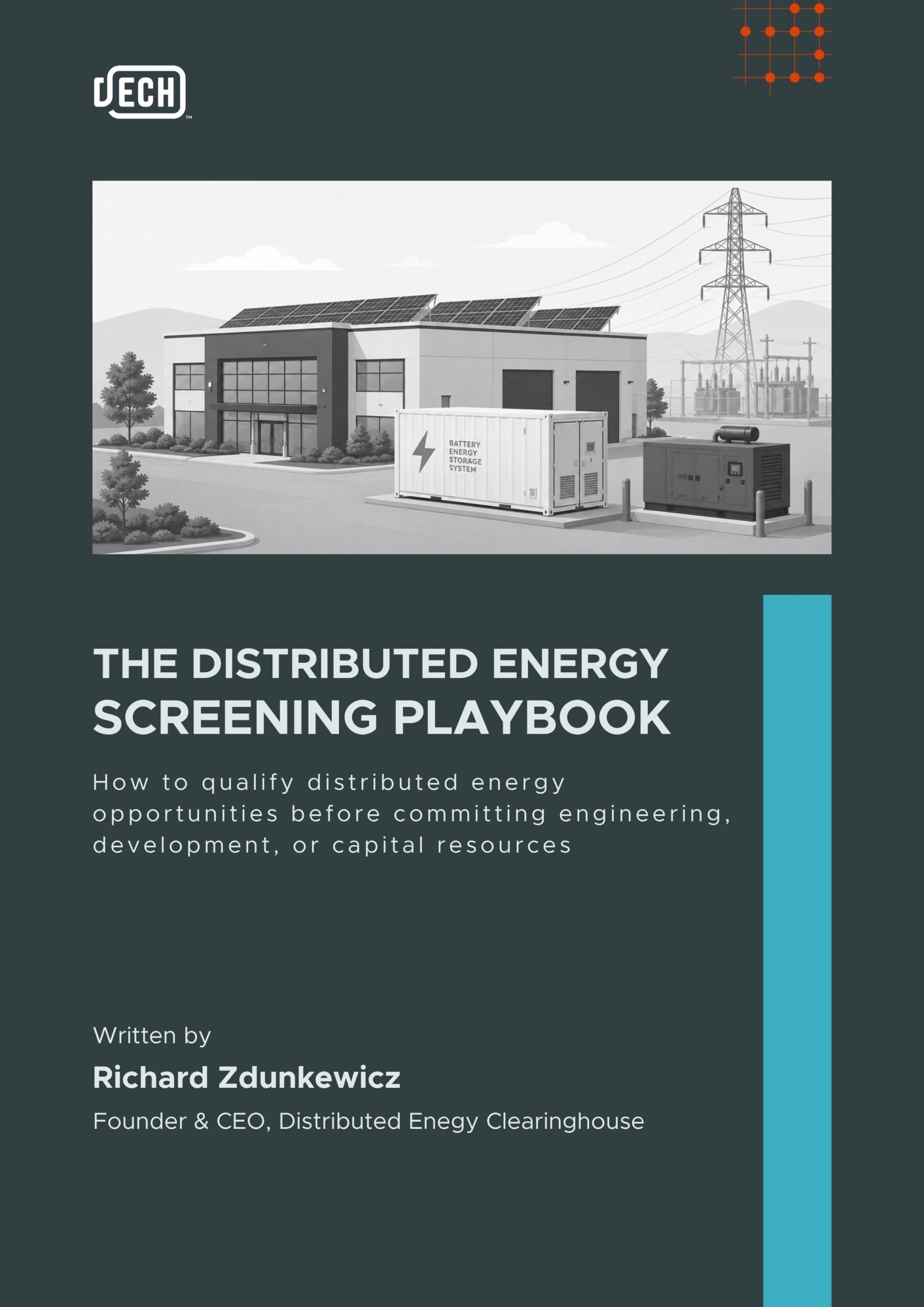 The DER Screening Playbook eBook from Distributed Energy Clearinghouse